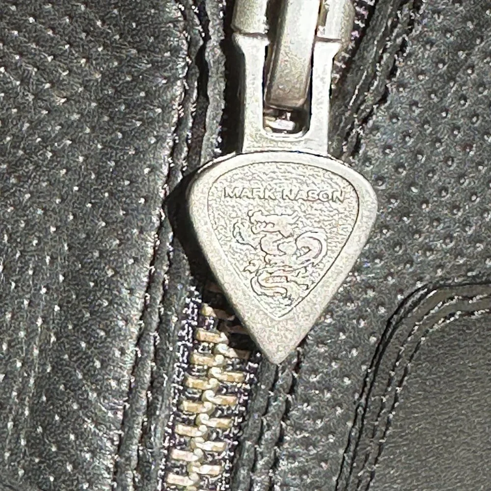 Mark Nason Black Leather Moto Biker Riding Ankle Boots Women's US  6.5 NWOT - Picture 7 of 15